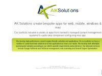 AK Solutions UK - bespoke web apps, mobile apps, windows apps and mac apps development