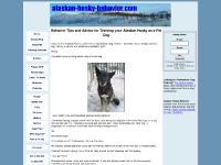 Alaskan Husky Behavior, Dog Training Tips and Information Alaskan Husky Behavior, Dog Training Tips and Information