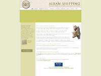 liten albanshipping.co.uk skärmbild