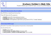 GLH's Website GLH's Website