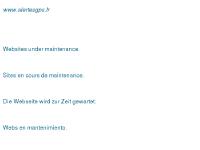 Le site est en maintenance Le site est en maintenance