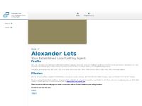 Alexander Lets - Alexander Lets - Home