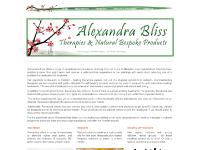 ALEXANDRA BLISS Therapies & Products ALEXANDRA BLISS Therapies & Products