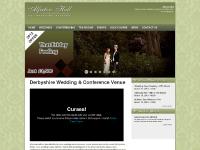 Home | Derbyshire Wedding Venue | Derbyshire Conference Venue | Alfreton Hall Home | Derbyshire Wedding Venue | Derbyshire Conference Venue | Alfreton Hall