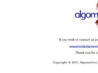 Algometrics and its associated subsidiaries and related companies is now a privately Algometrics and its associated subsidiaries and related companies is now a privately