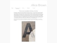 Alice Brown - Home Alice Brown - Home