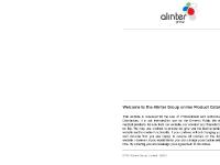 Alinter Group Limited Alinter Group Limited