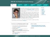 Simone Aliprandi personal webpage