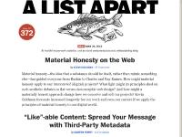 A List Apart A List Apart