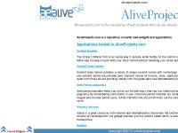 Aliveprojects.com: Repository of useful web widgets and applications Aliveprojects.com: Repository of useful web widgets and applications