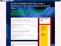 ALLAH HU AKBAR! God Is The Greatest! Drawing In The Best Islamic Resources Into One Place ALLAH HU AKBAR! God Is The Greatest! Drawing In The Best Islamic Resources Into One Place