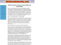allaboutbatteries.com Battery selection, history of batteries, alkaline battery charging