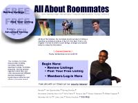 allaboutroommates.com roommate, roommates, roommate finder
