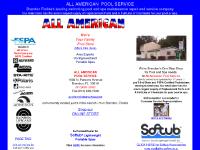 ALL AMERICAN POOL SERVICE AND REPAIR, OF BRANDON FLORIDA POOL PRODUCTS AND SERVICE, SOFTUB SPAS ALL AMERICAN POOL SERVICE AND REPAIR, OF BRANDON FLORIDA POOL PRODUCTS AND SERVICE, SOFTUB SPAS