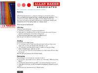 ALLAN BAKER ASSOCIATES ALLAN BAKER ASSOCIATES