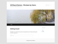 All Board Games – Reviews by Users | Just another WordPress site All Board Games – Reviews by Users | Just another WordPress site