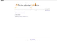 Business Analyst jobs ~ all Business Analyst jobs with one search (USA) | AllBusinessAnalystJobs.com