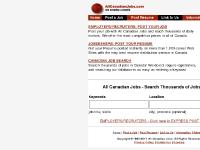 All Canadian Jobs -- Canada-wide Internet job database!! All Canadian Jobs -- Canada-wide Internet job database!!