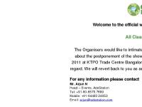 ALL Clean Environment 2011 - 11 - 14 March 2011, KTPO Trade Centre Bangalore