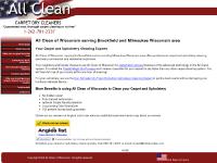 All Clean of Wisconsin, Carpet Dry Cleaner and Upholstery Cleaning Experts in Southern Wisconsin All Clean of Wisconsin, Carpet Dry Cleaner and Upholstery Cleaning Experts in Southern Wisconsin