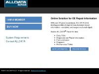 ALLDATA Online - Automotive Diagnostic & Repair Information ALLDATA Online - Automotive Diagnostic & Repair Information