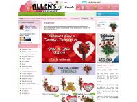 allensflowermarketonline.com Internet florist, same day delivery, web