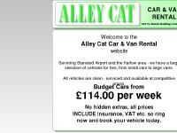 Alley Cat car and van rental, Stansted Airport and Harlow Alley Cat car and van rental, Stansted Airport and Harlow