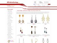 allfashionearrings.com Warranty, Shipping Policy, 14K Gold Citrine Dangle Earrings