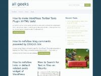 allgeeks - Allgeeks.info – Geek’s Blog of Blogging « Geeks Blog