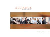 Welcome to Alliance Trust Welcome to Alliance Trust