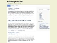Breaking the Bank Breaking the Bank