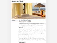 All Inclusive Cancun Packages All Inclusive Cancun Packages