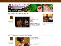 allisonadamsmusic.com Allison Adams, Bruce Gilbert, Summer Acoustic Music Week