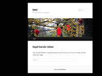 test | En till WordPress-webbplats