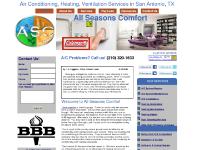 San Antonio Air Conditioning Repair | HVAC Contractor - All Seasons Comfort San Antonio Air Conditioning Repair | HVAC Contractor - All Seasons Comfort