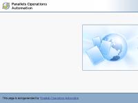 Parallels Operations Automation Default Page