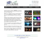 All The Kit Home Page - Wiltshire PA and Lighting Hire, Salisbury, Trowbridge, Chippenham All The Kit Home Page - Wiltshire PA and Lighting Hire, Salisbury, Trowbridge, Chippenham