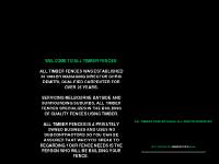 All Timber Fences