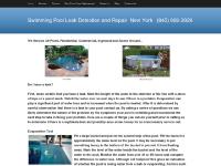 Swimming Pool Leak Detection and Repair&nbsp; New York&nbsp;&nbsp; (845) 926-2929 - Home