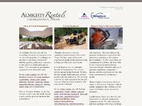 almightyrentals.com backdrop screens, beverage fountains, candelabras