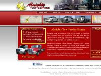 Almighty Tow Service Overland Park, Lenexa, Olathe KS Johnson County Kansas Towing, Roadside Assistance Jump Start, Tire Change, Lock Out Auto Tow Company Kansas City