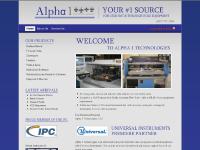 Alpha 1 Technologies | Used SMT Machine Equipment & Consulting