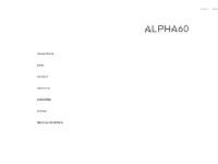 - Alpha60 - ALPHA60 -