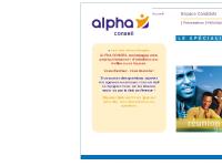 alphaconseil.com Accueil, Espace Candidats, Présentation du Cabinet alphaconseil.com Accueil, Espace Candidats, Présentation du Cabinet