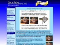 alphadeltacom.com Wire Antennas, Surge Protectors and UCGC Ground Clamp, Coax Switches alphadeltacom.com Wire Antennas, Surge Protectors and UCGC Ground Clamp, Coax Switches