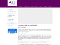 Welcome to Alpha and Omega College