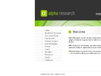 Alpha Research
