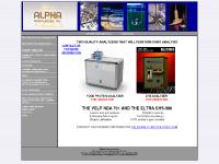 Alpha Resources Inc. Products for LECO, TruSpec, Elementar, Perkin Elmer, Eltra, Parr, Horiba, Beuhler