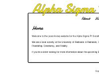 Not For Ourselves Alone | Alpha Sigma Pi Not For Ourselves Alone | Alpha Sigma Pi