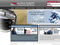 alphasurety.com surety bond, surety bonds, surety bonding